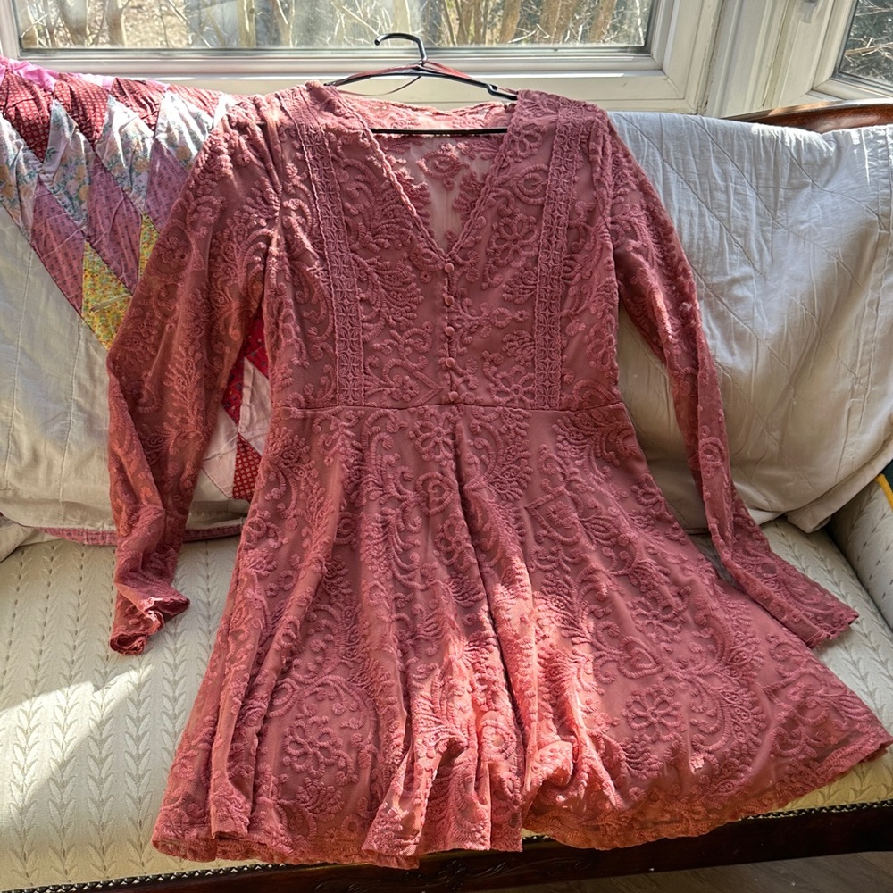 Miami Rose Pink Fabric